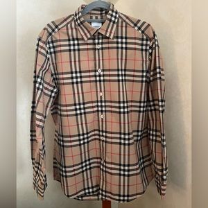 Burberry Men’s Button Down - Medium